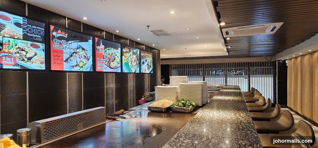 Restaurant Interior with Digital Menus