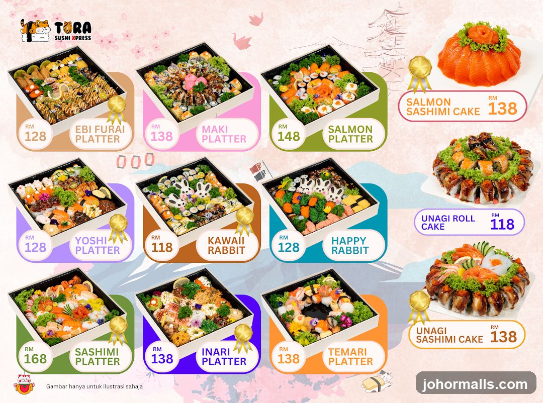 Tora Sushi Xpress Menu