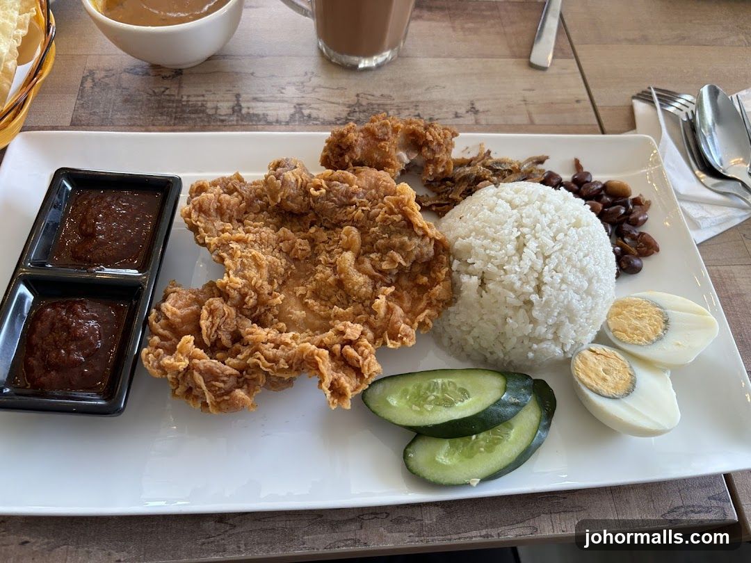 Fried Chicken Rice Plate