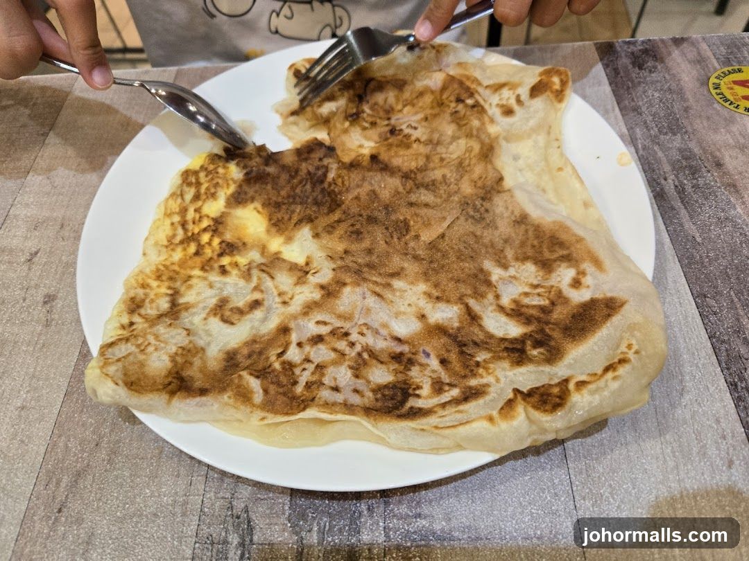 Roti Canai with Egg