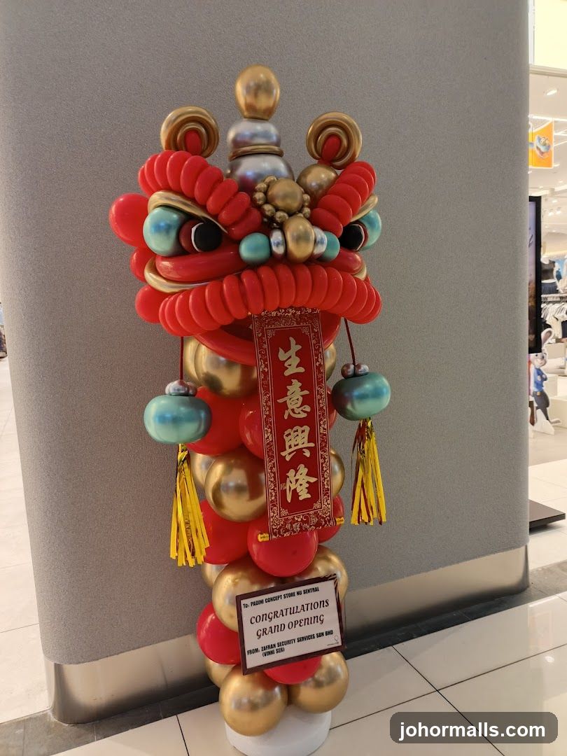 Lion Dance Balloon Decoration