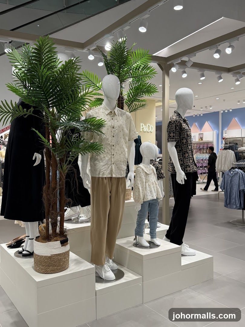 Mannequins in a clothing store