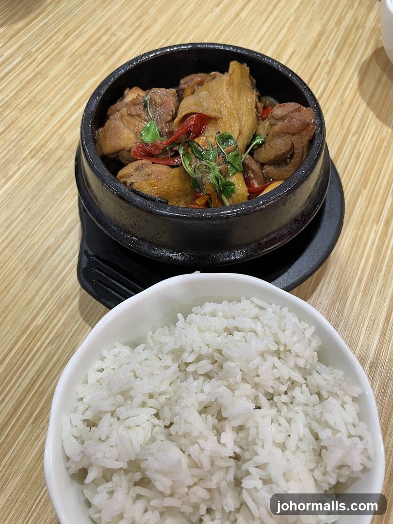 Braised Chicken with Rice