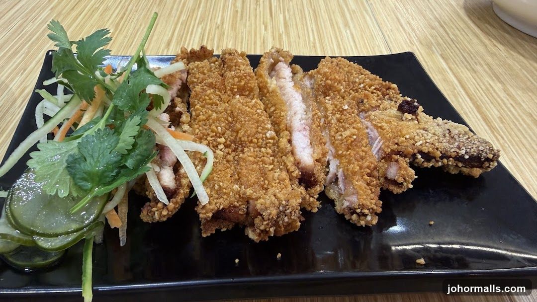 Fried Pork Cutlet with Salad