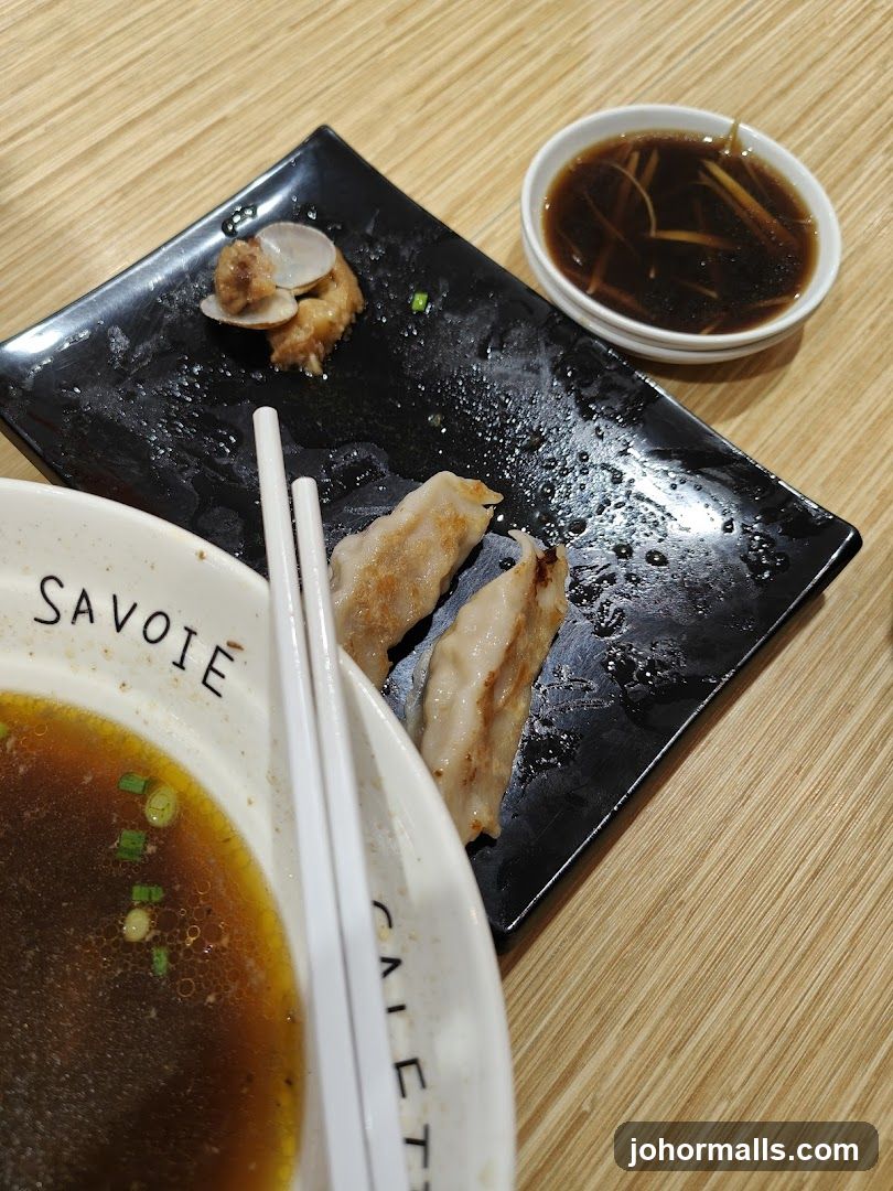 Leftover Dumplings and Broth