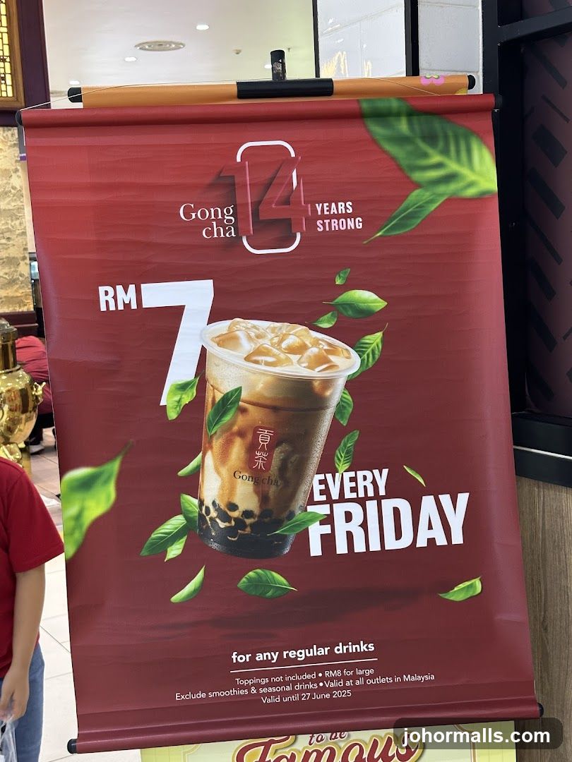 Gong Cha 14 Years Strong Promotion