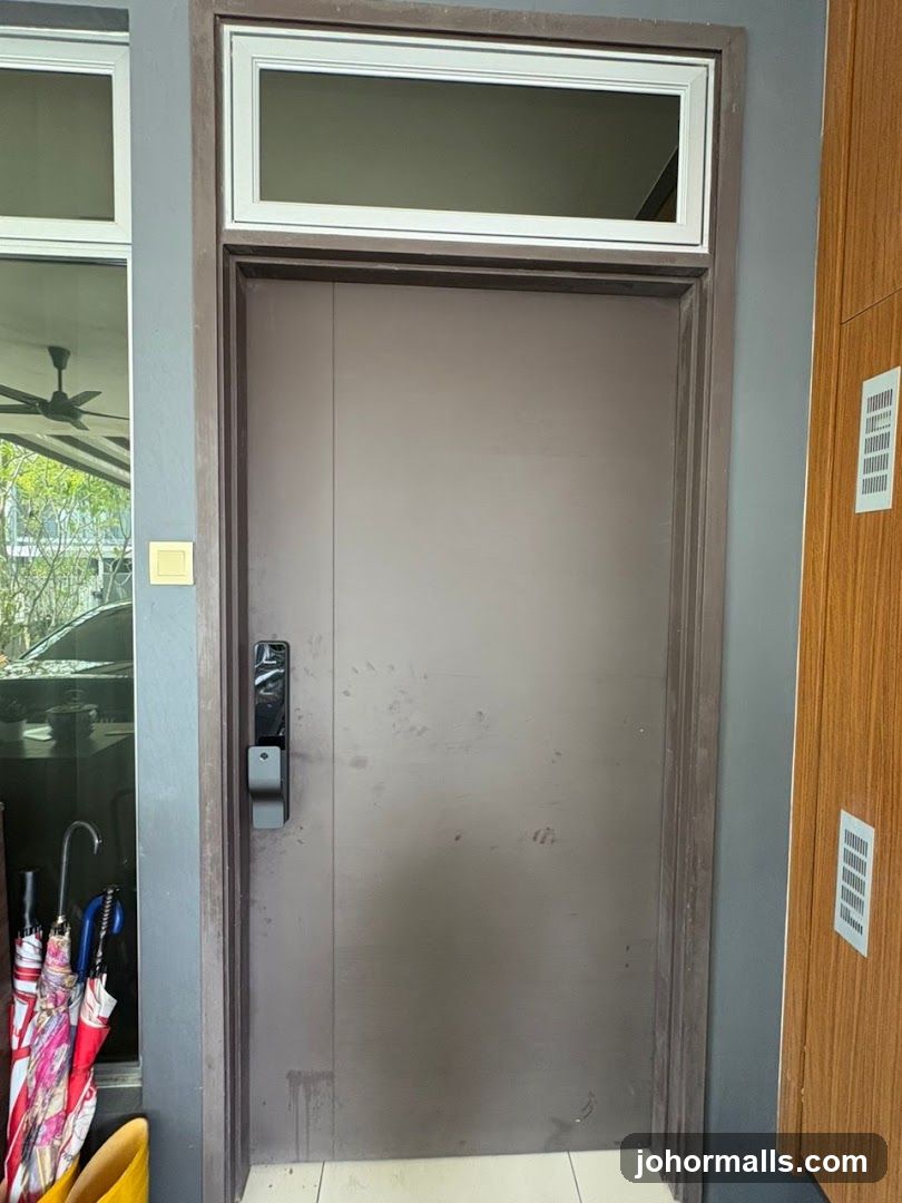 Doorway with Umbrellas