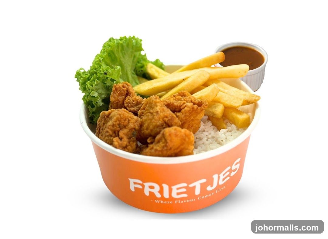 Fried Chicken and Fries Bowl