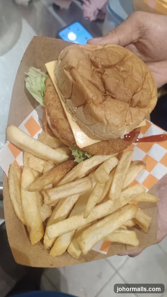 Burger and Fries