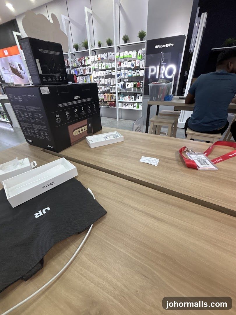 Electronics Store Display