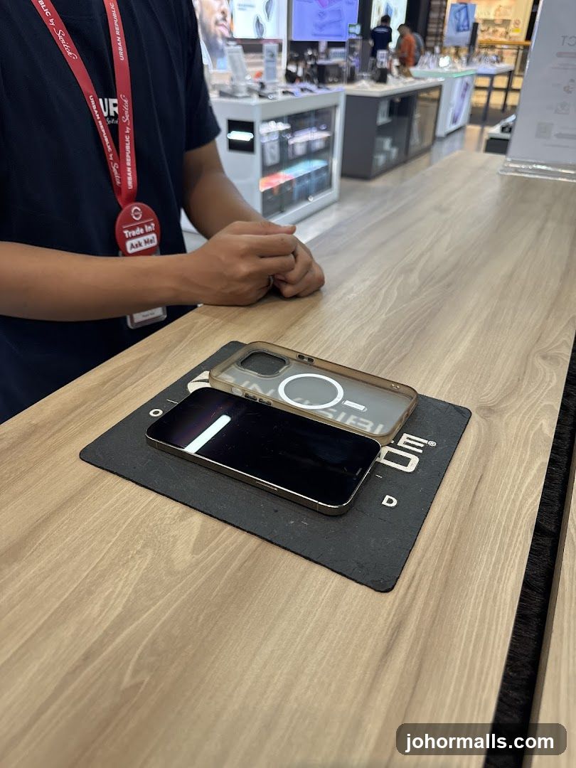 Phone and Case on Counter