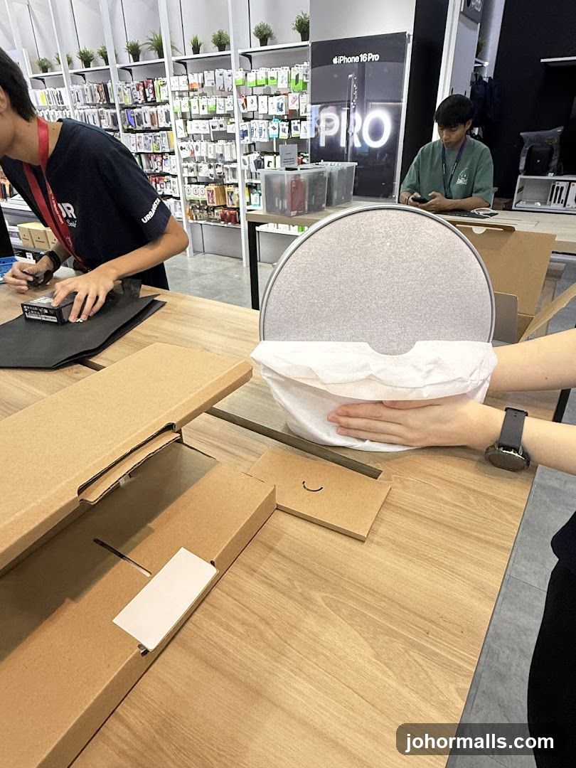 Unboxing electronics