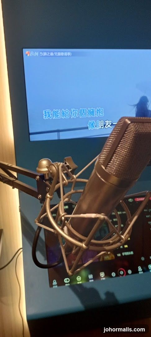 Karaoke Screen with Microphone
