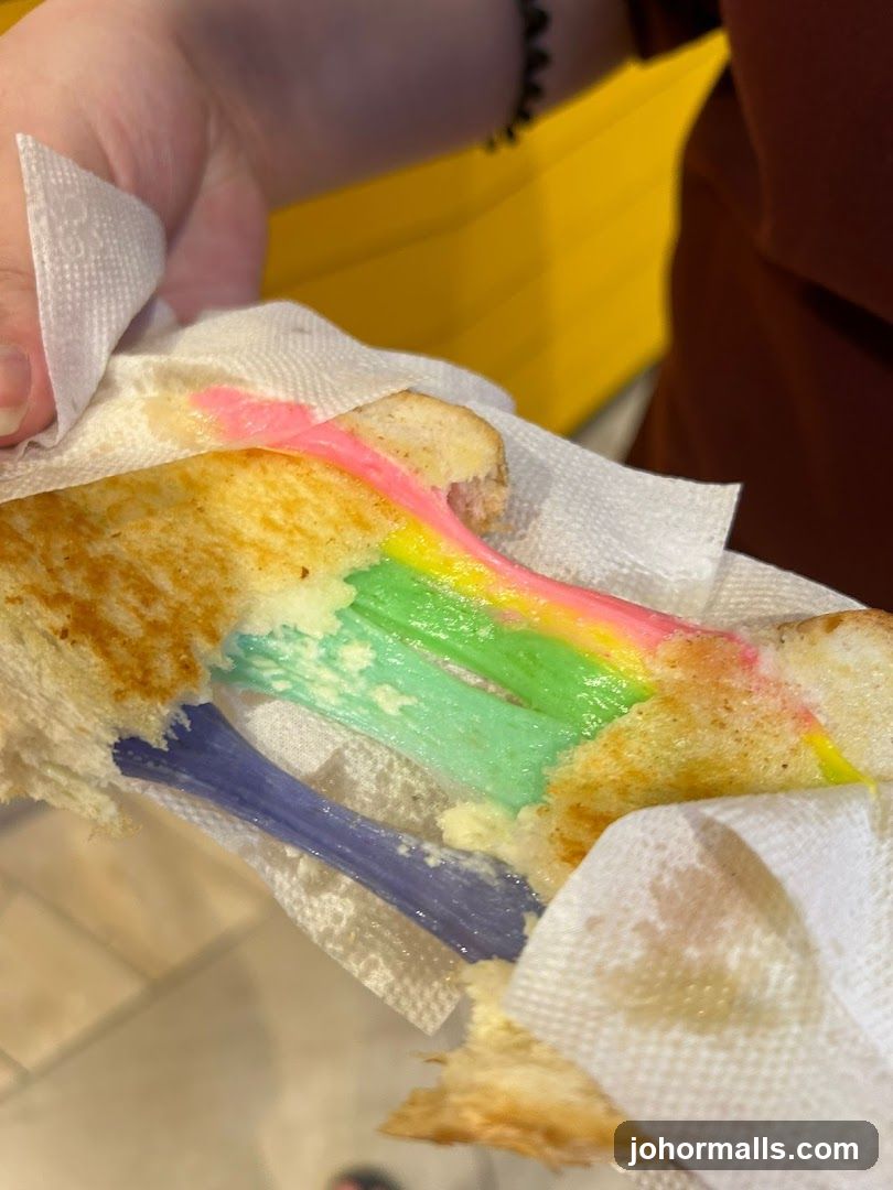 Rainbow Grilled Cheese