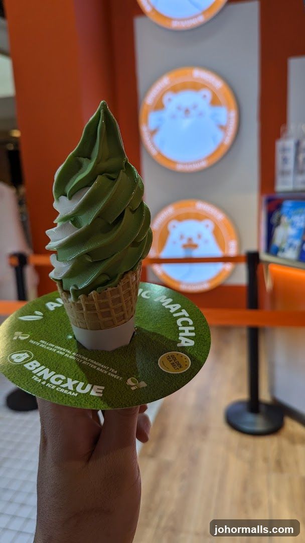 Matcha Ice Cream Cone