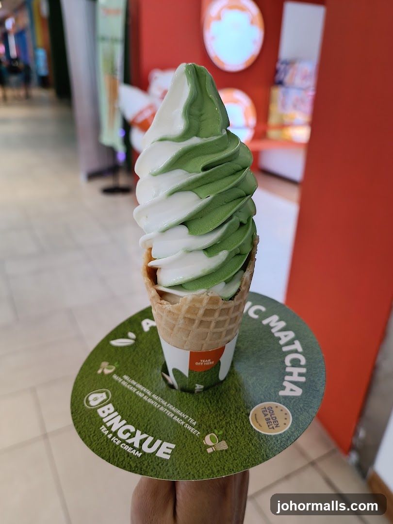 Matcha Ice Cream Cone
