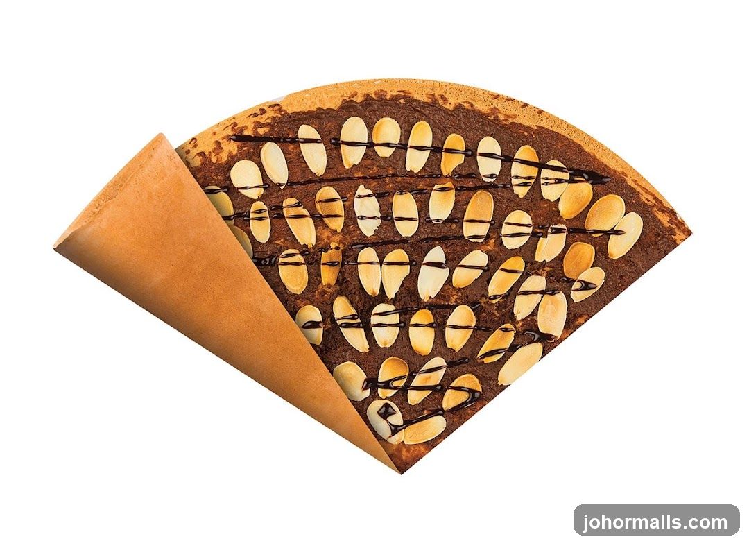 Chocolate Almond Crepe