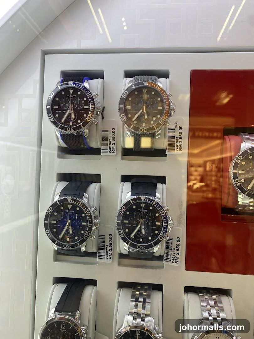 Tissot Watches Display