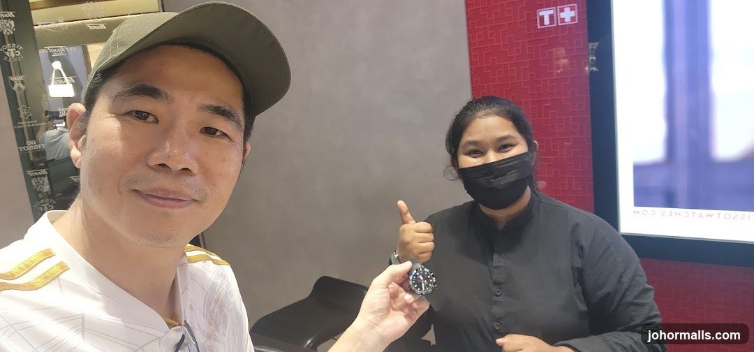 Man and Woman in a Watch Store
