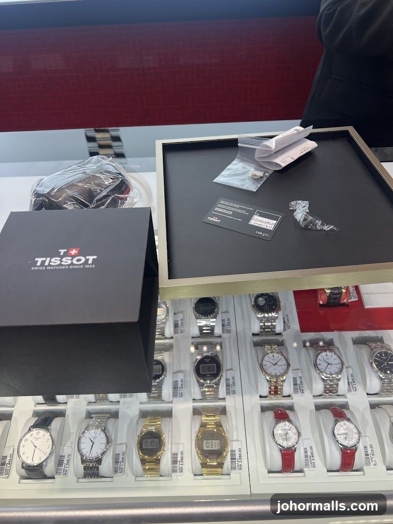 Tissot Watches Display