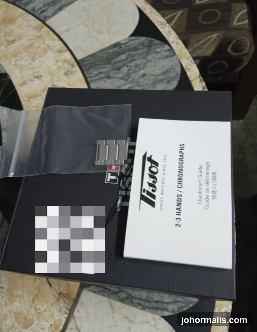 Tissot Watch Box Contents