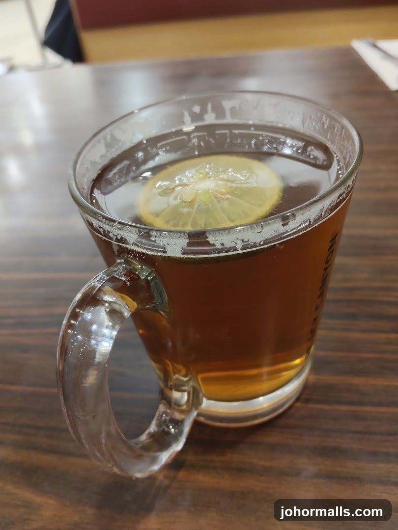 Hot Tea with Lemon