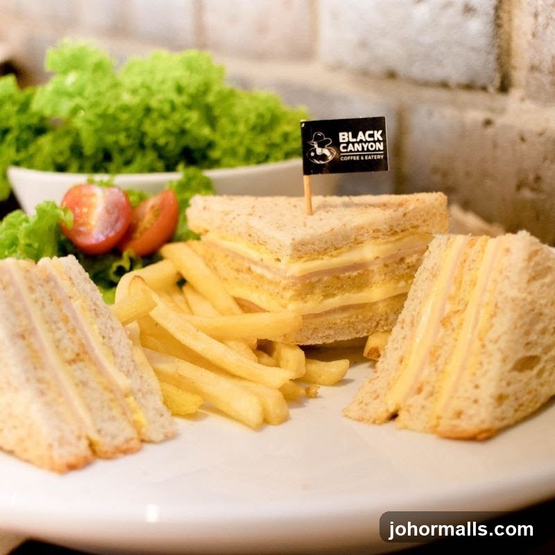 Club Sandwich with Fries