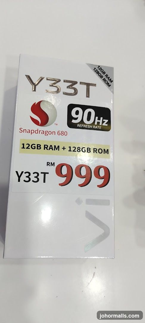 Vivo Y33T Smartphone Box