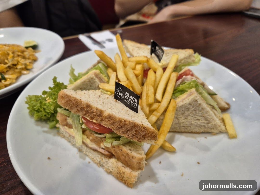 Club Sandwich with Fries