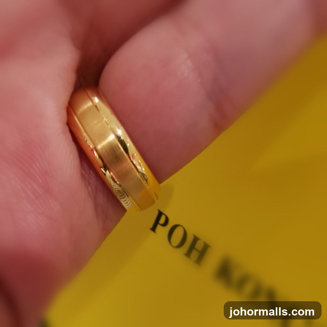 Gold Ring with Tag