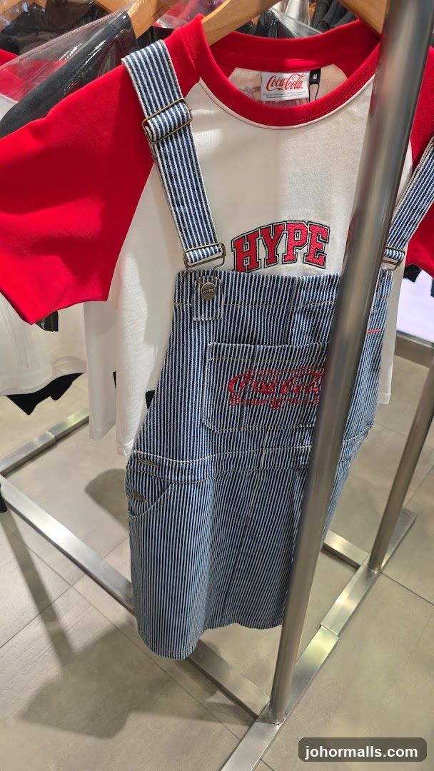 Coca-Cola Hype Overalls and Shirt