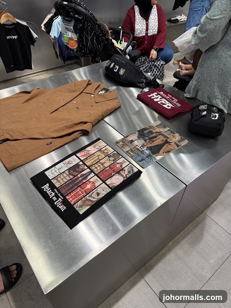 Clothing and merchandise display
