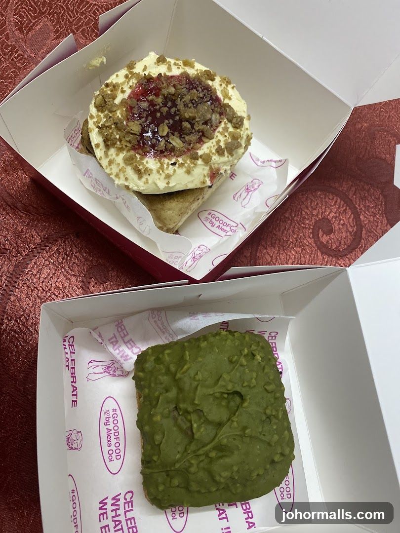 Desserts in boxes