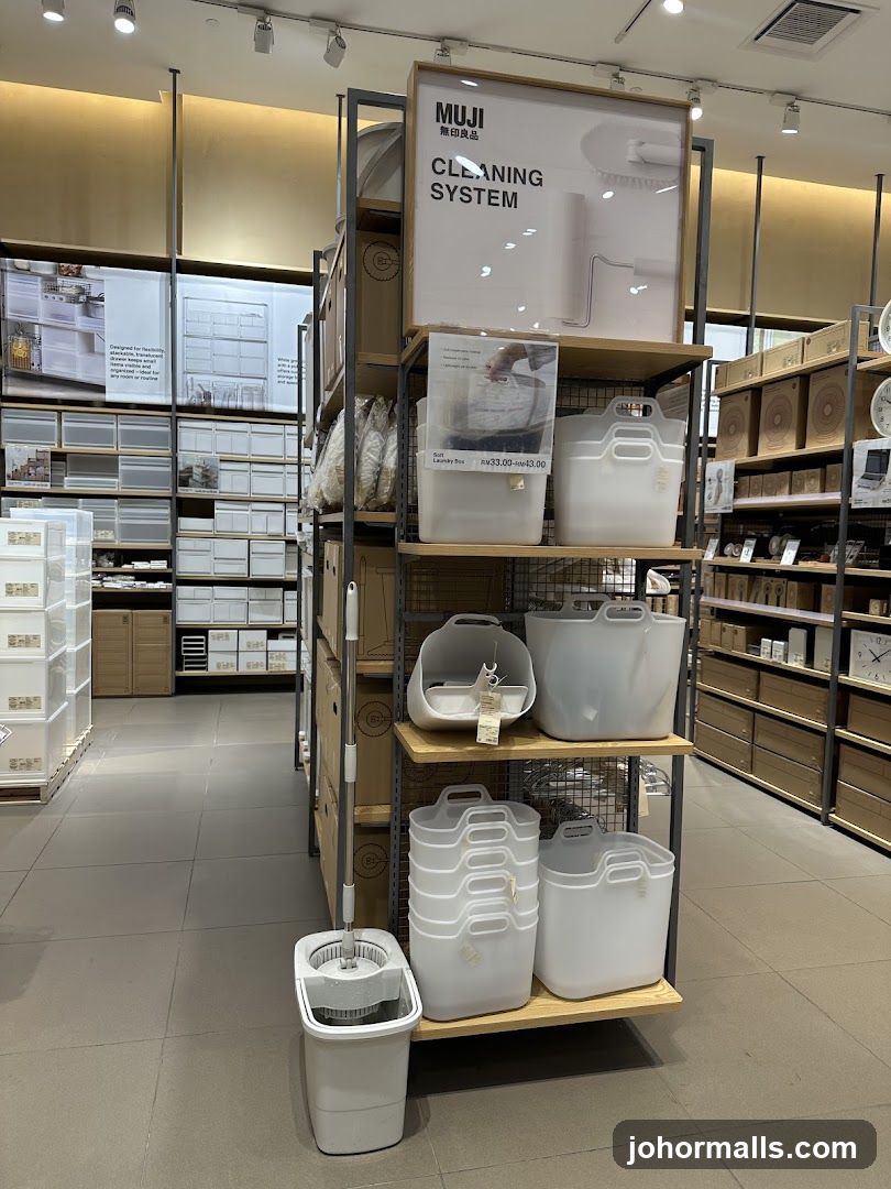 Muji Cleaning System Display