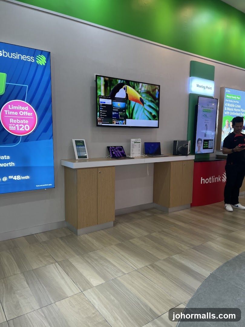 Telecommunications Store Display