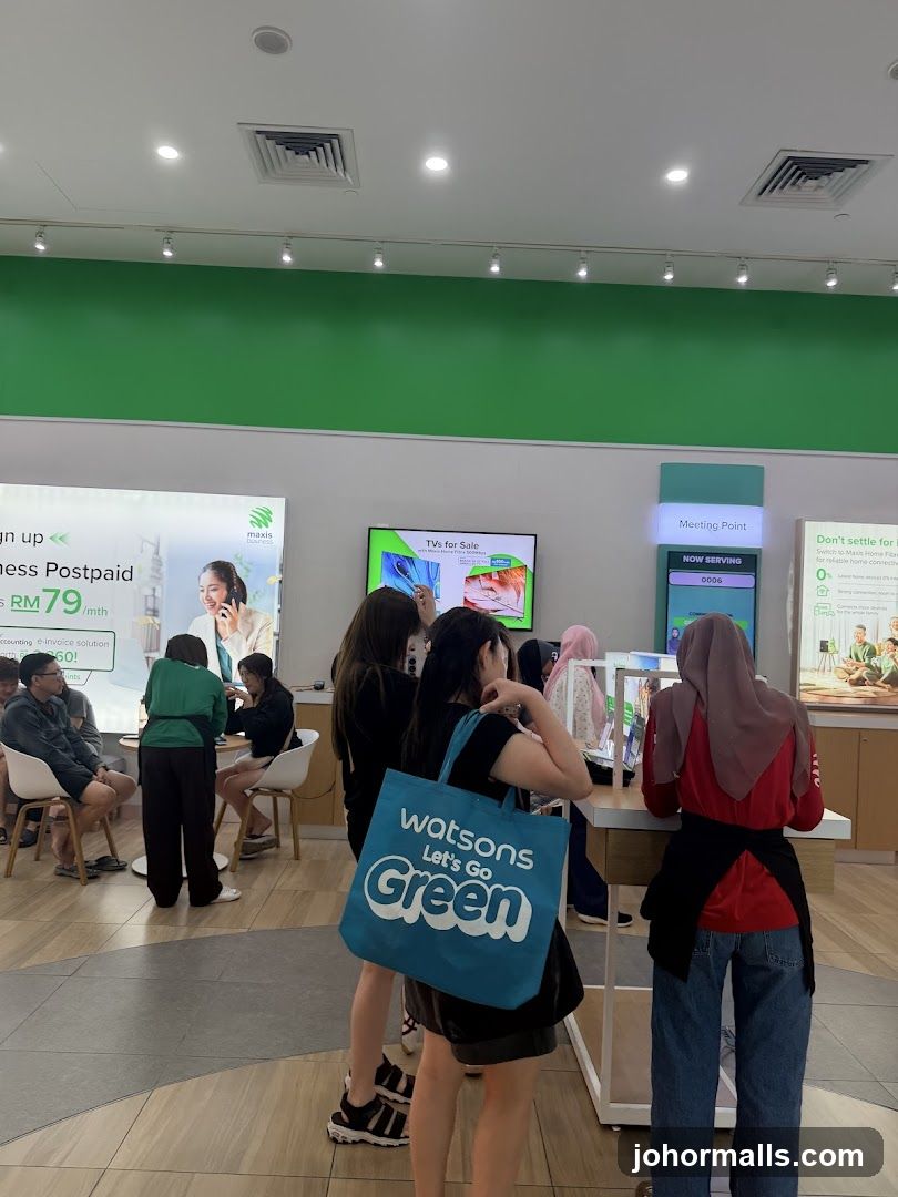 Store Interior with Customers