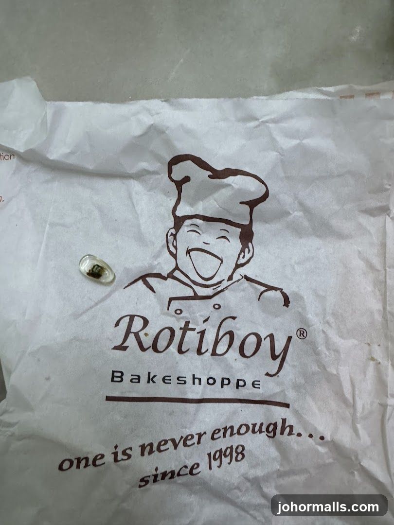 Rotiboy Bakeshoppe wrapper