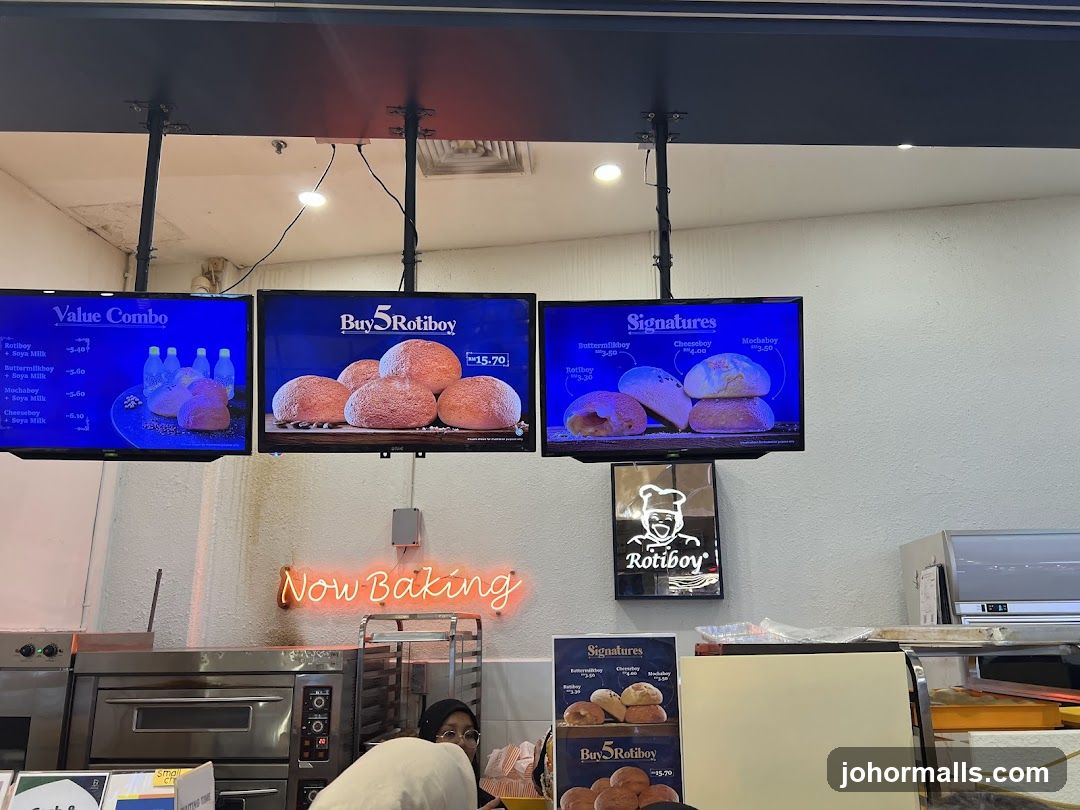 Rotiboy Menu Displays