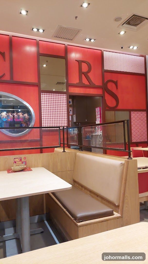 Restaurant Interior with Booth Seating