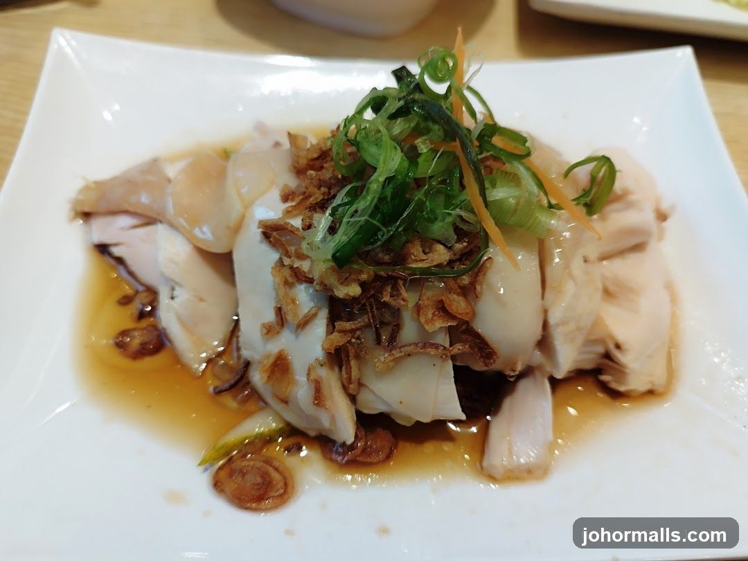 Poached Chicken Dish