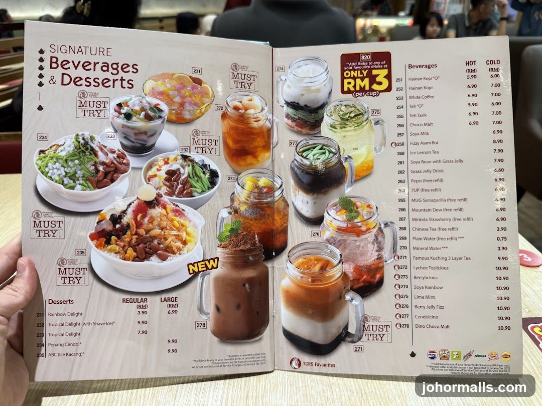 SIGNATURE Beverages & Desserts