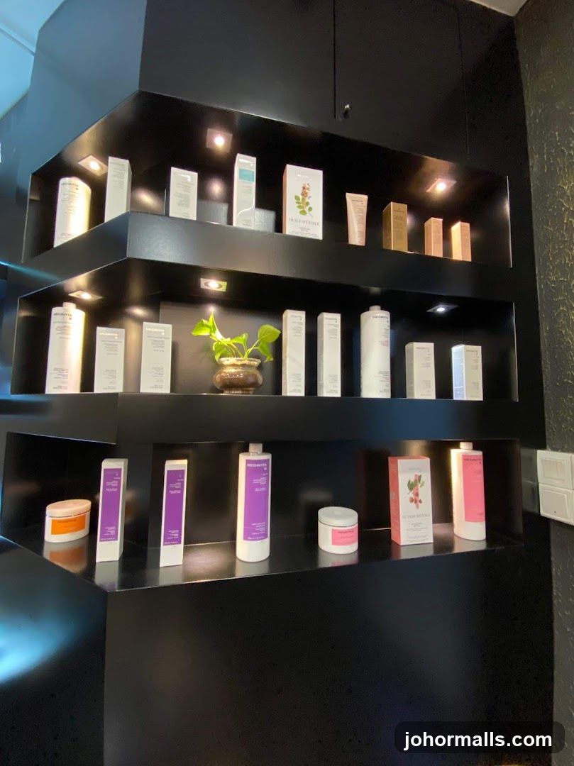 Skincare Products Display