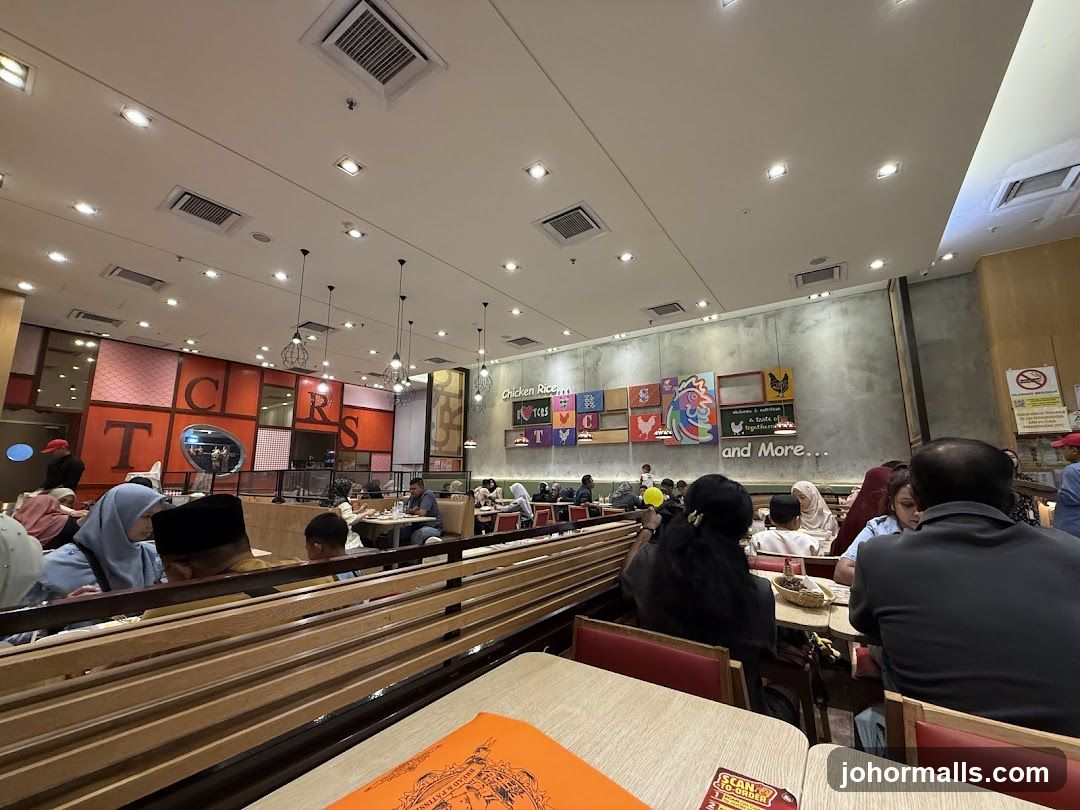 Restaurant Interior with Diners
