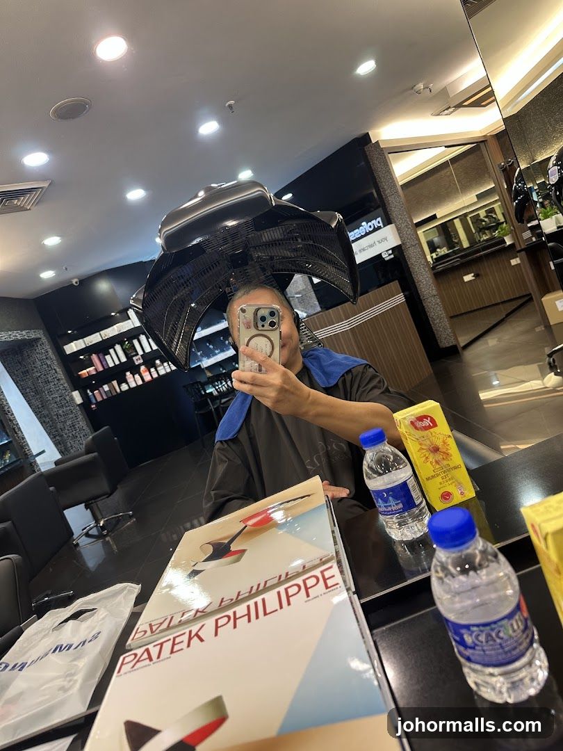 Woman Under Hair Dryer