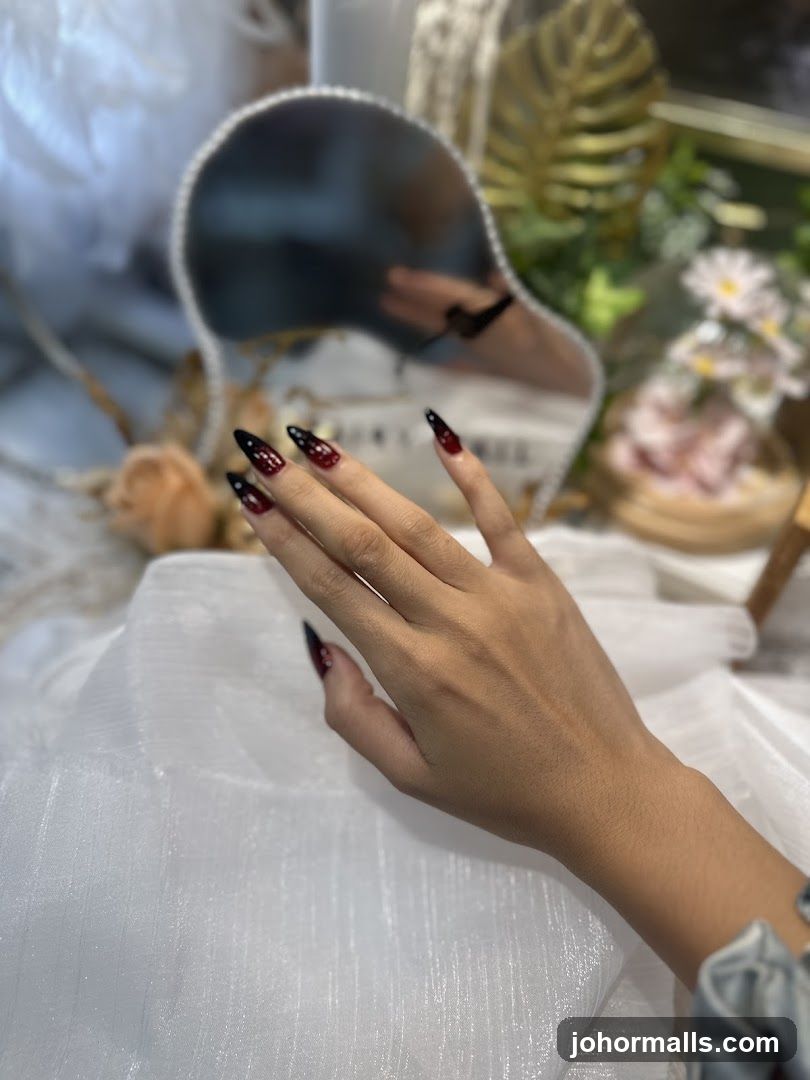 Hand with Decorated Nails