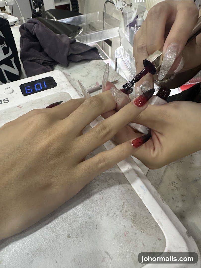 Nail salon service