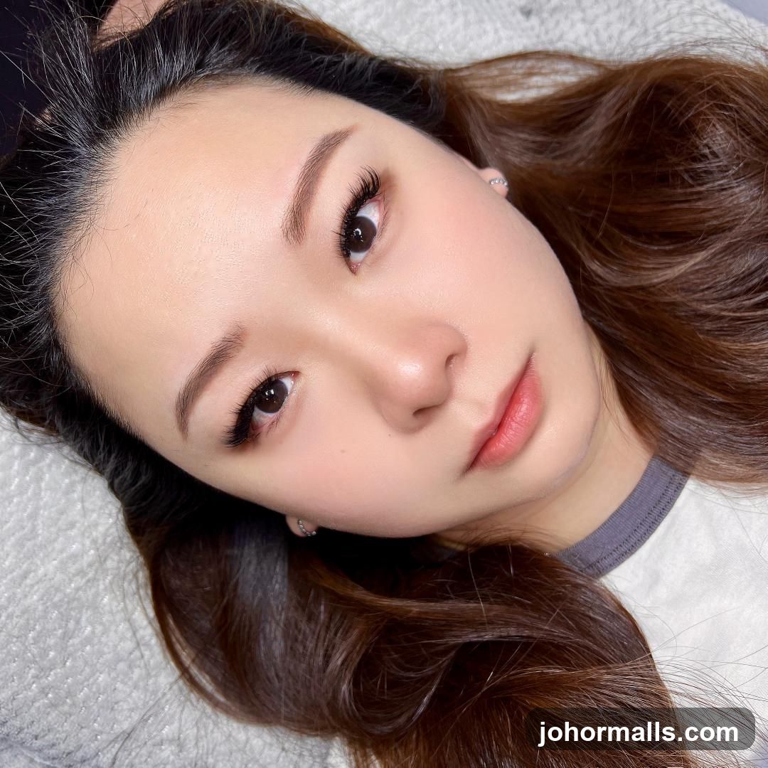Woman with Eyelash Extensions