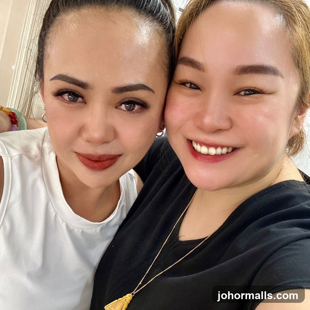 Two Women Posing for a Selfie