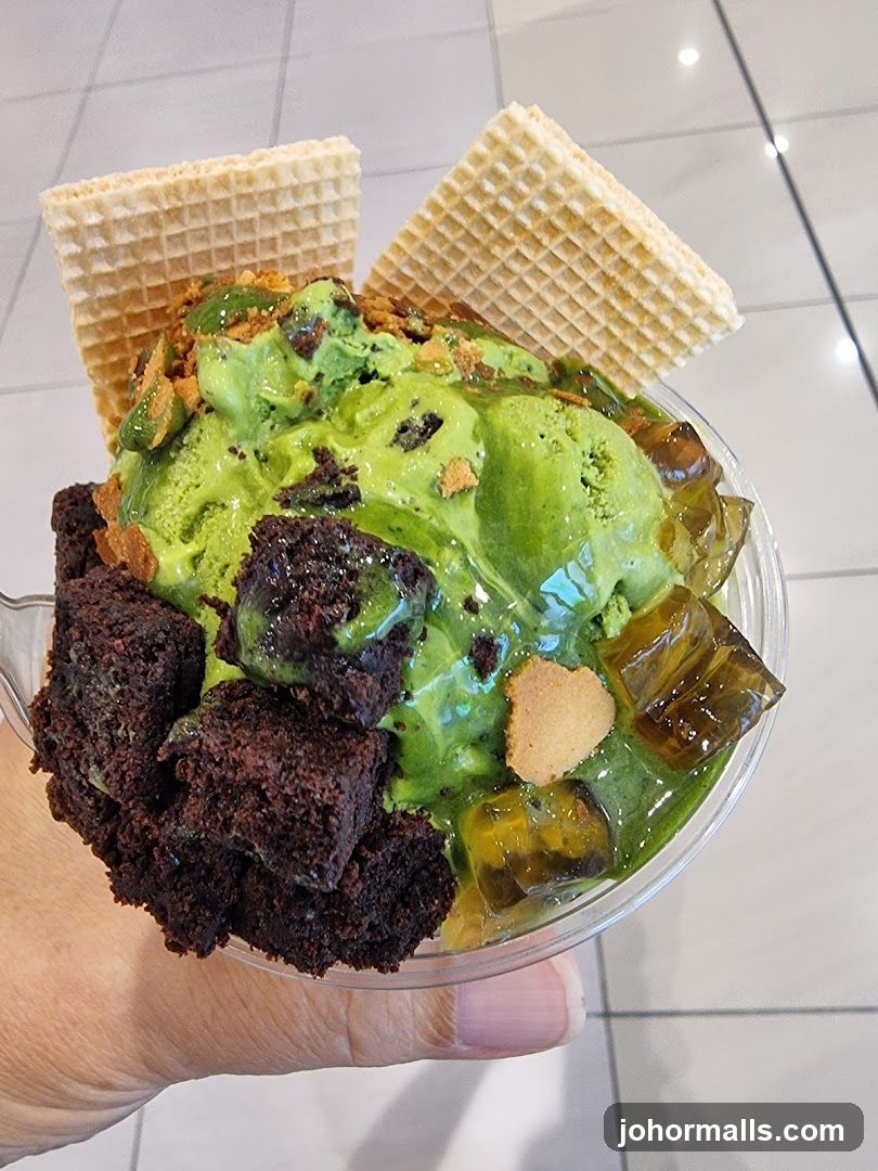 Matcha Ice Cream Dessert