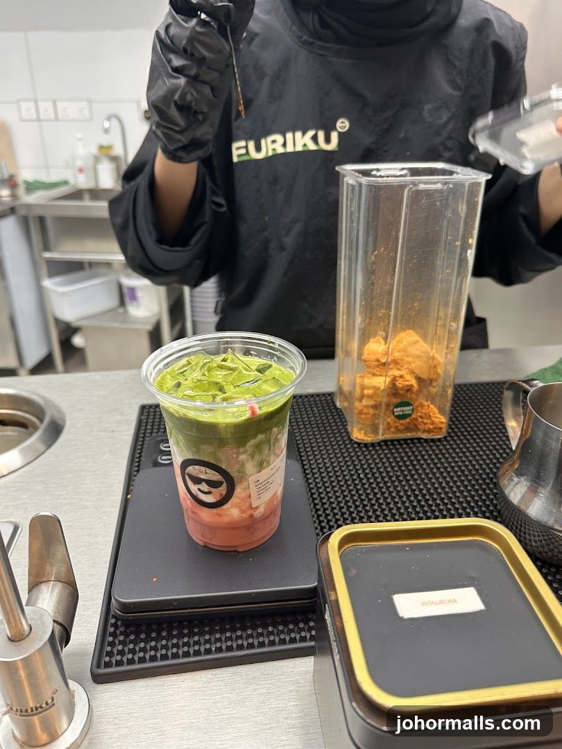 Matcha Drink Preparation